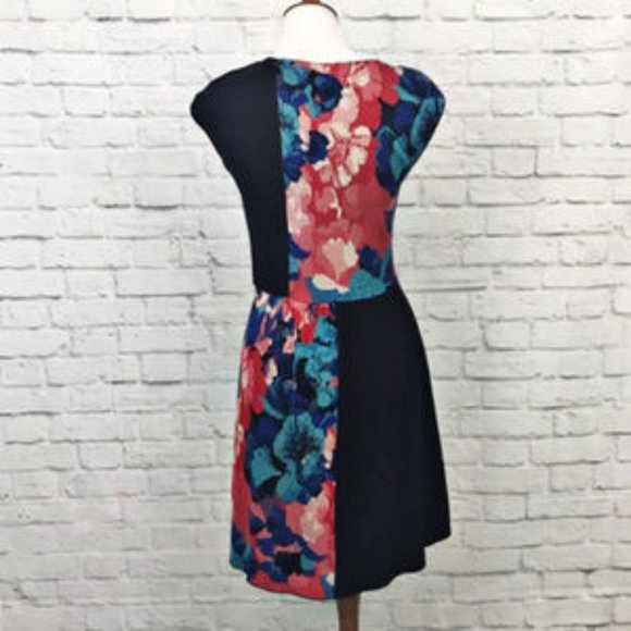 Anthropologie Leifsdottir Colorblock Sweater Dress - Picture 2 of 8